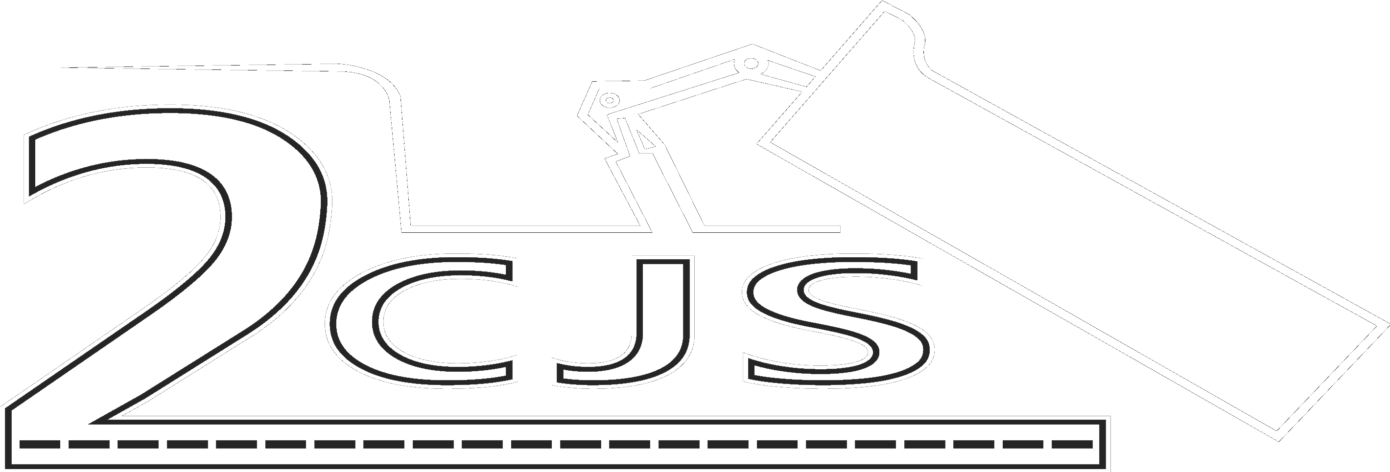 Logo 2 CJS en blanc